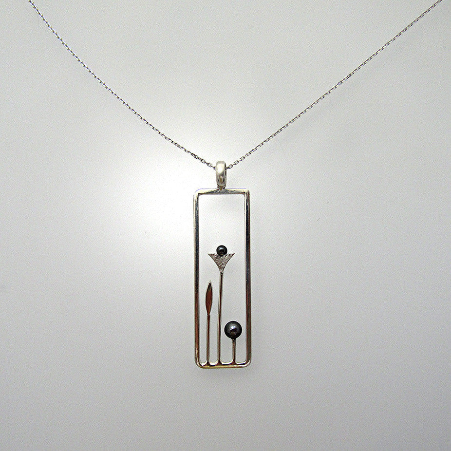 Black Lotus Pendant