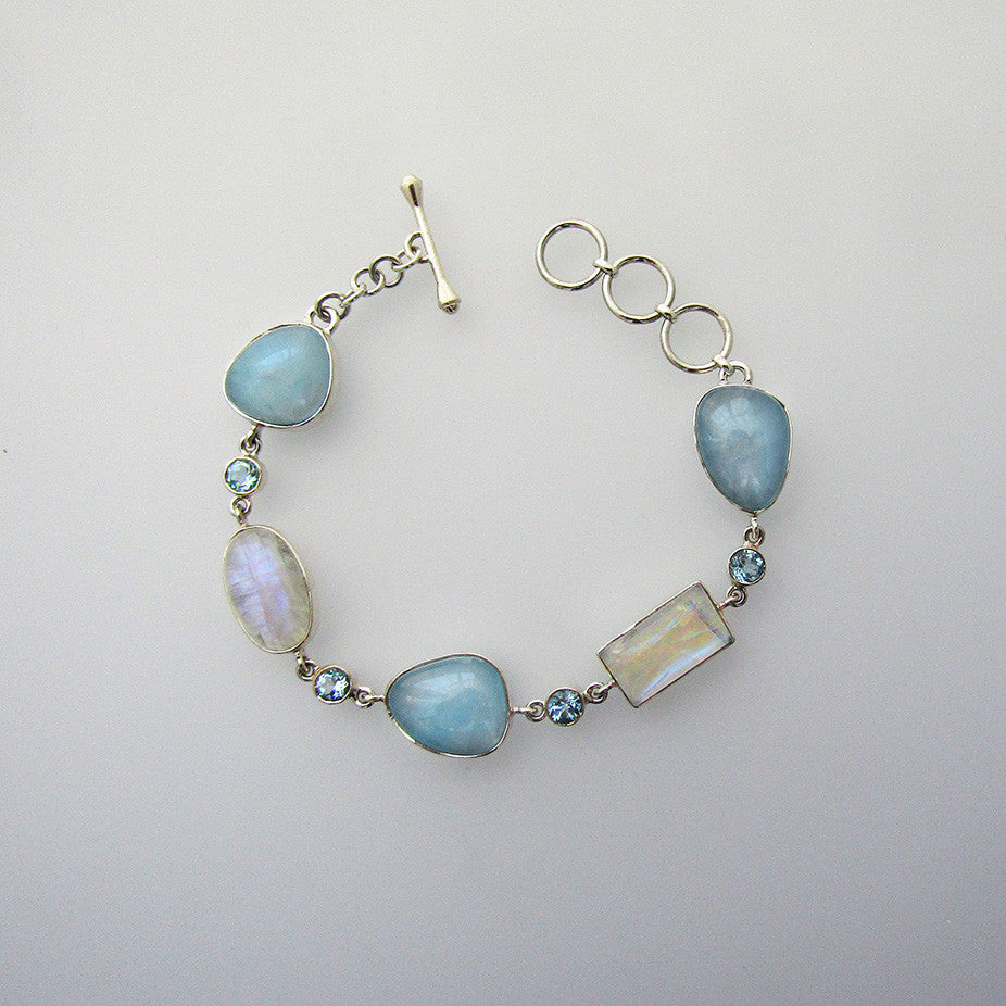 Maine's Moonstone Beach / Moonstone Bay Bracelet