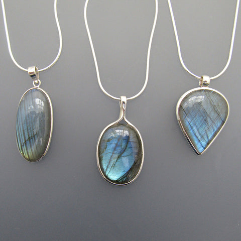 With Absolute Certainty the Vikings Came Labradorite Necklace