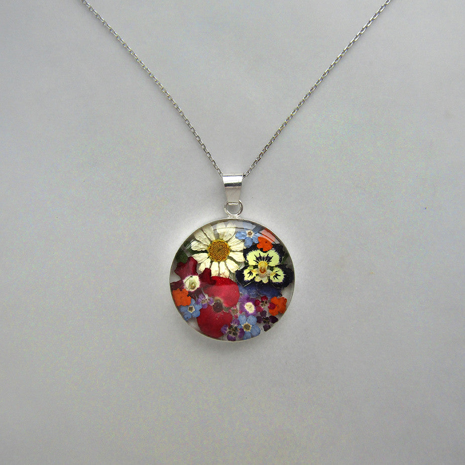 Miniature - Flower Garden Necklace (Round)