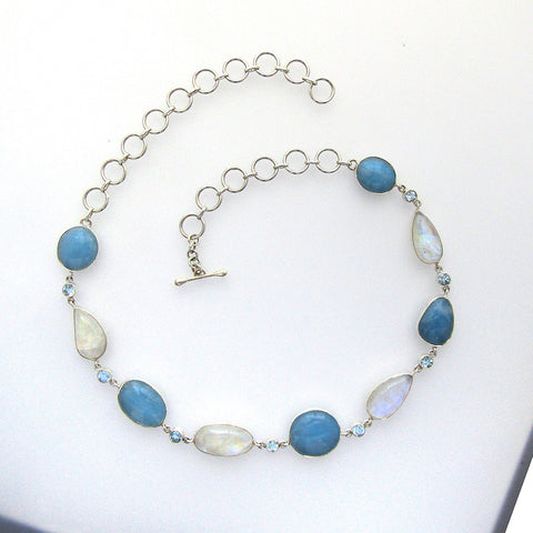 Maine's Moonstone Beach / Moonstone Bay Necklace