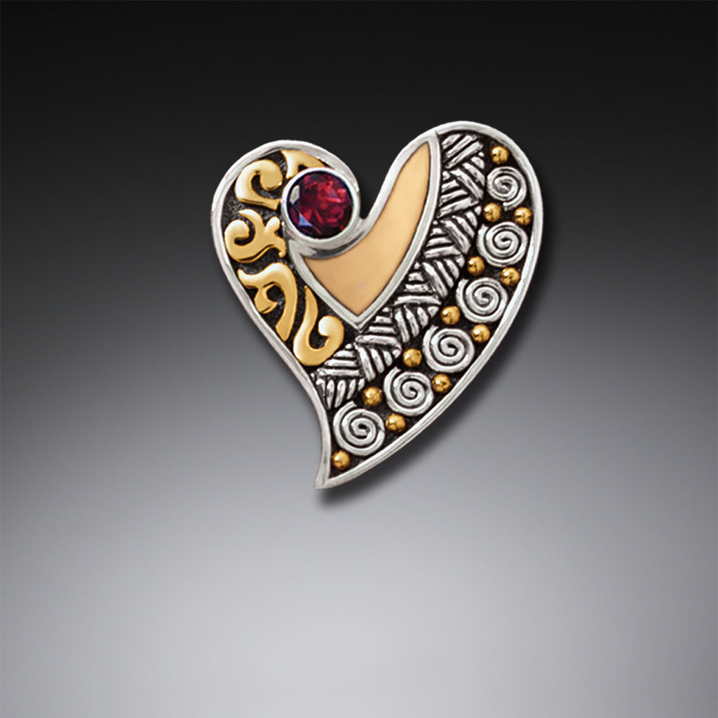 Love on the Rapids of Life Pin/Pendant